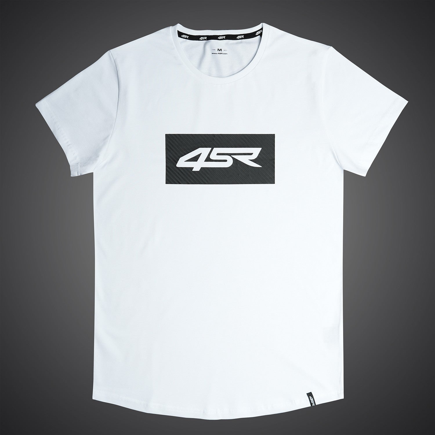 Triko 4SR Logo Carbon White – detail