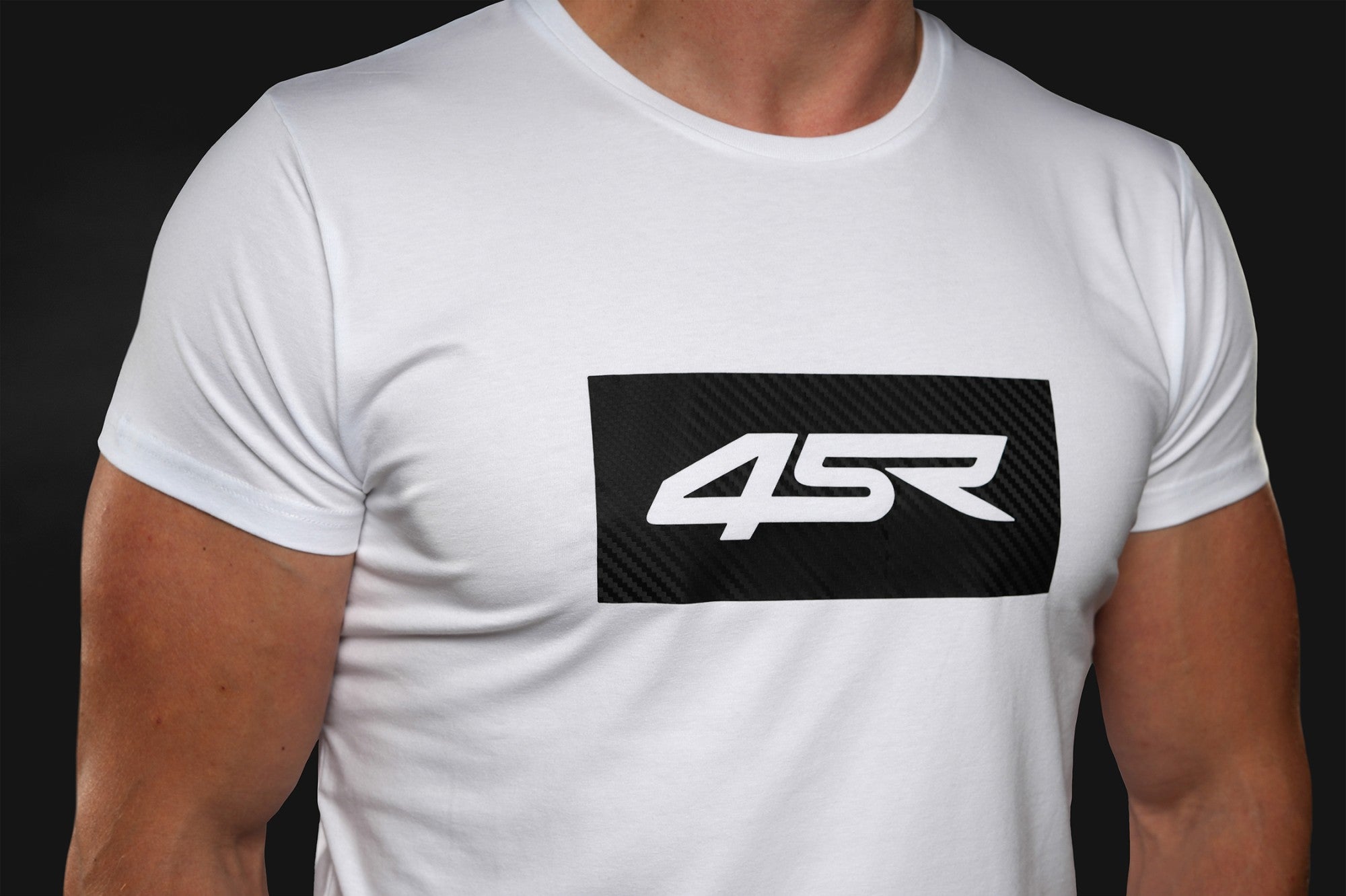 Triko 4SR Logo Carbon White – detail