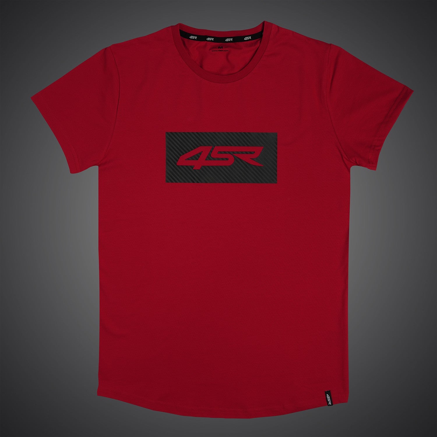 Triko 4SR Logo Carbon Red – detail