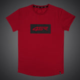 Triko 4SR Logo Carbon Red – detail