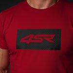 Triko 4SR Logo Carbon Red – detail