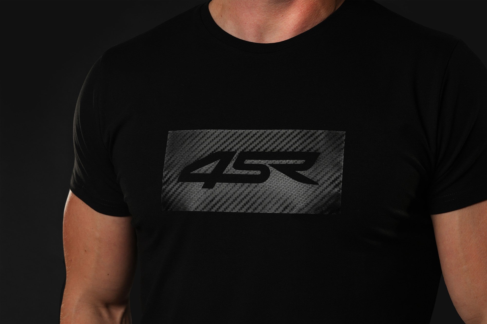 Triko 4SR Logo Carbon Black – detail