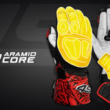 Rukavice na motorku 4SR RR Aramid Core Red – detail