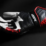 Rukavice na motorku 4SR RR Aramid Core Red – celkový pohled