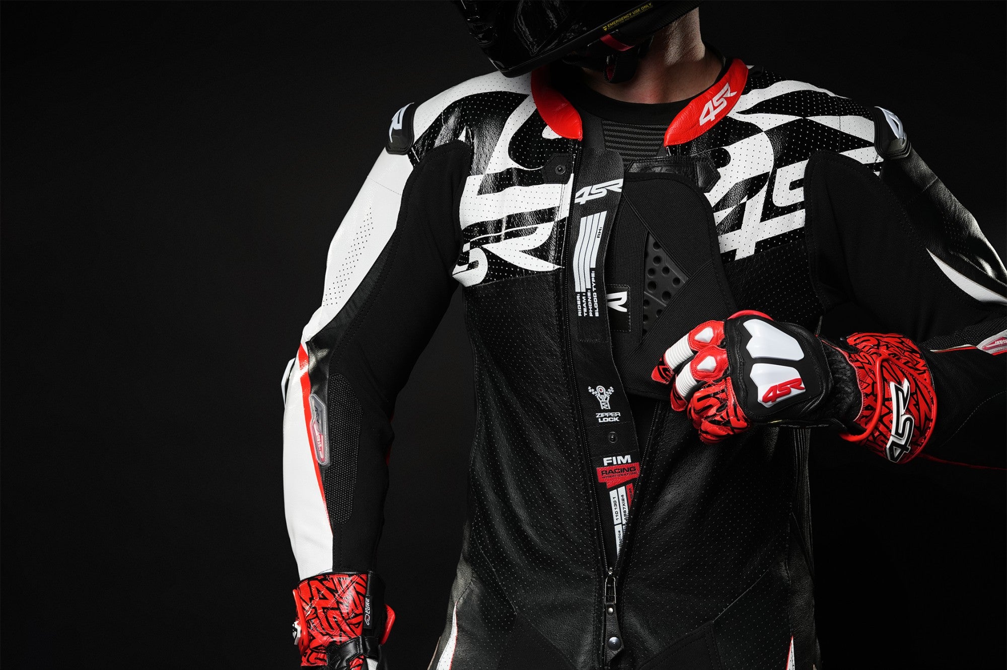 Závodní kombinéza na motorku 4SR Racing Ultra Light Pista AR – detail