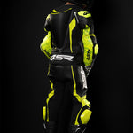 Dětská závodní kombinéza na motorku 4SR Racing Junior Yellow AR – detail