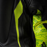 Dětská závodní kombinéza na motorku 4SR Racing Junior Yellow AR – detail
