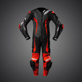 Dětská závodní kombinéza na motorku 4SR Racing Junior Red AR – detail