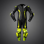 Dětská závodní kombinéza na motorku 4SR Racing Junior Yellow AR – detail
