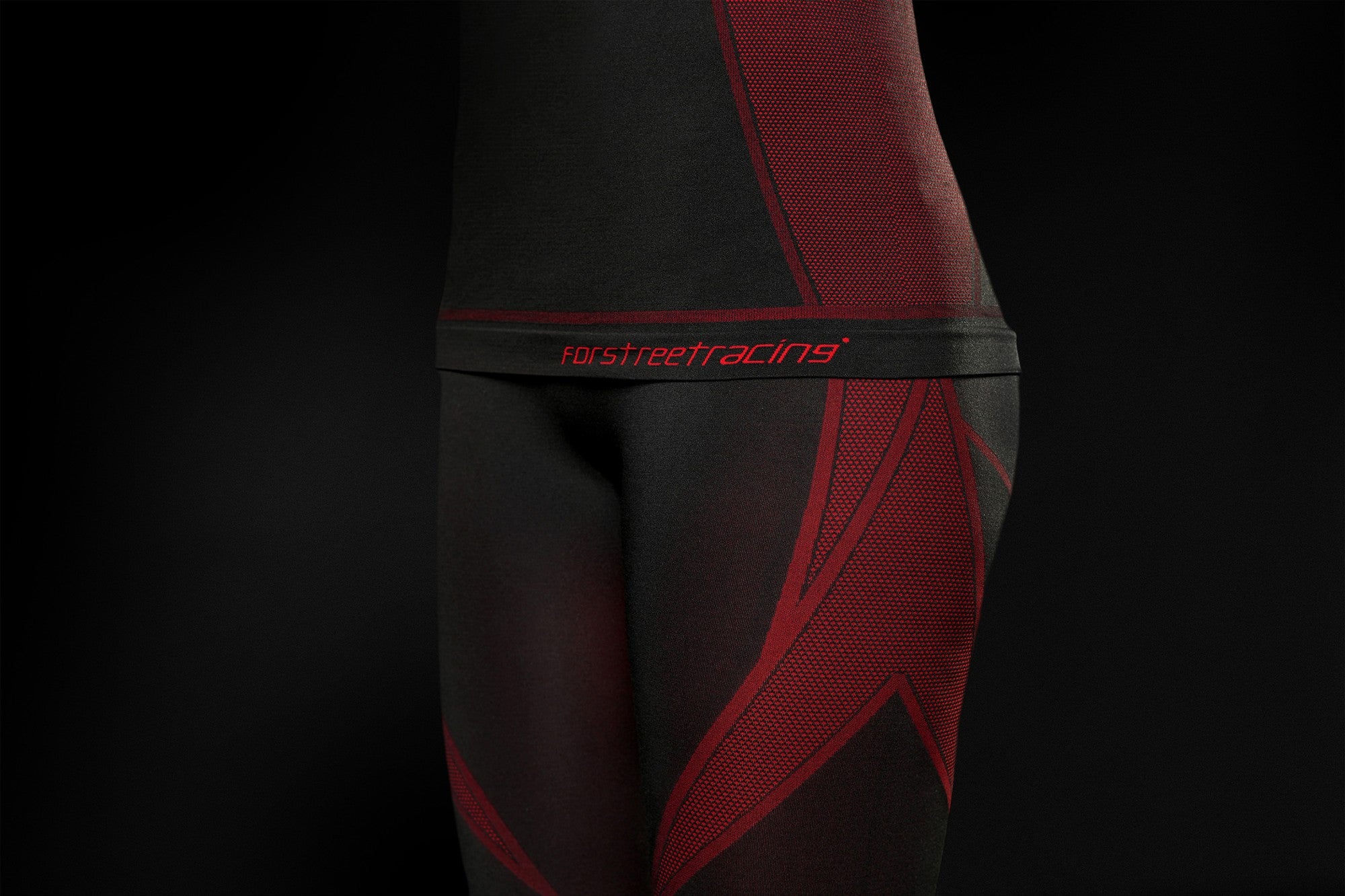 Dámské funkční bezešvé kalhoty 4SR Ladies Seamless Pants Red – detail