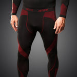 Funkční bezešvé kalhoty 4SR Seamless Pants Red – pohled zepředu