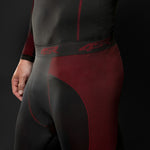Funkční bezešvé kalhoty 4SR Seamless Pants Red – detail