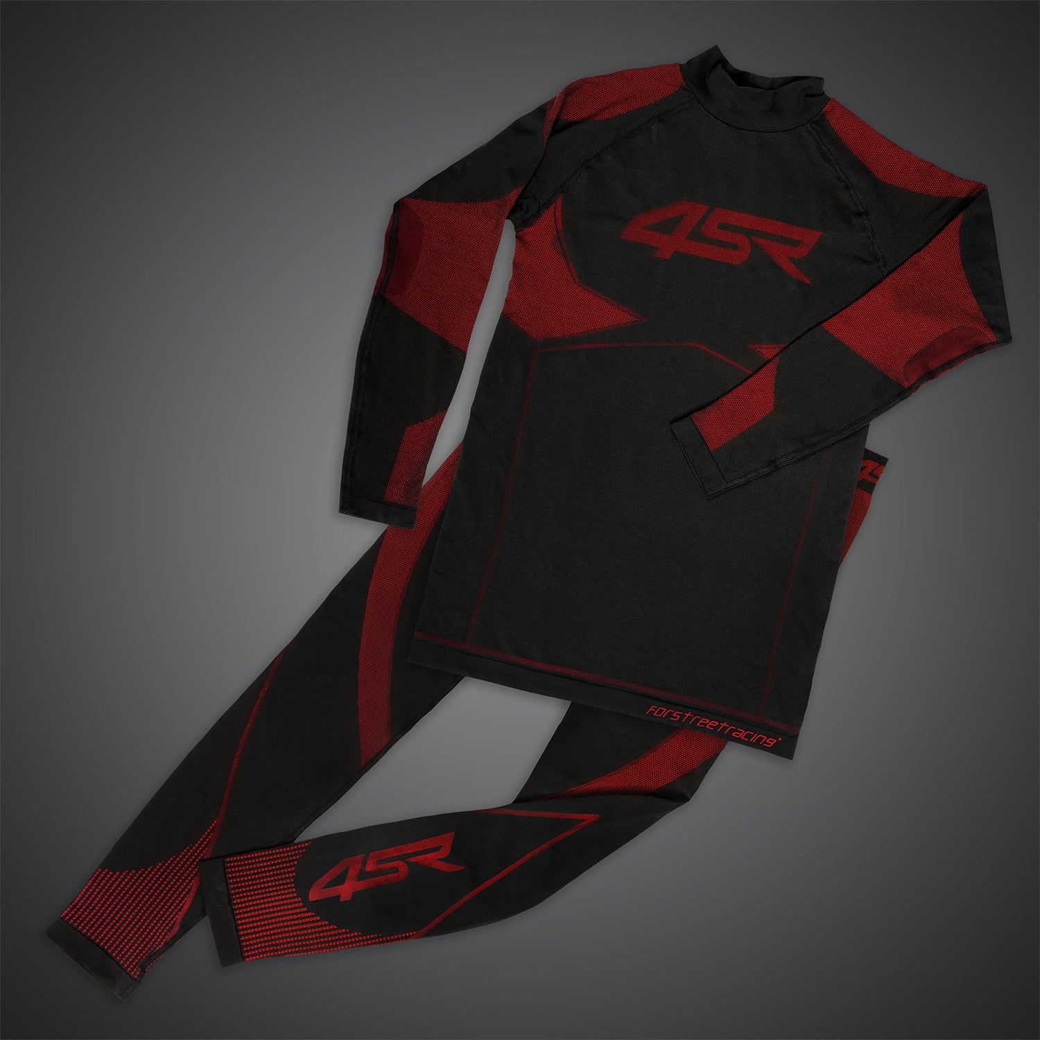 Funkční bezešvé prádlo 4SR Seamless Set Red – detail