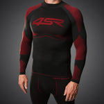 Funkční bezešvé triko 4SR Seamless Shirt Red – pohled zepředu