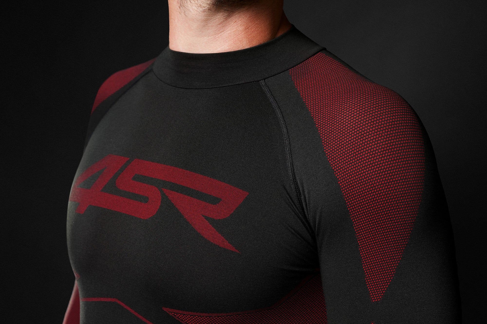 Funkční bezešvé triko 4SR Seamless Shirt Red – detail