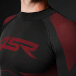 Funkční bezešvé prádlo 4SR Seamless Set Red – detail