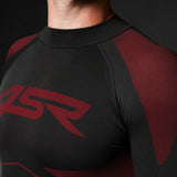 Funkční bezešvé prádlo 4SR Seamless Set Red – detail
