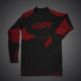 Funkční bezešvé triko 4SR Seamless Shirt Red – celkový pohled