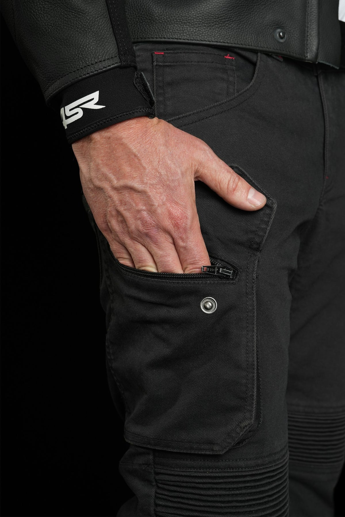 Pockets within reach, flexibility in motion