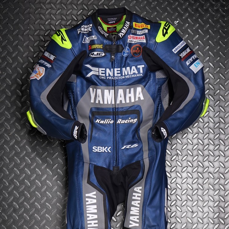 Custom leather suit - Yamaha