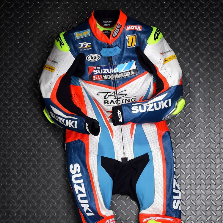 Custom leather suit - Suzuki