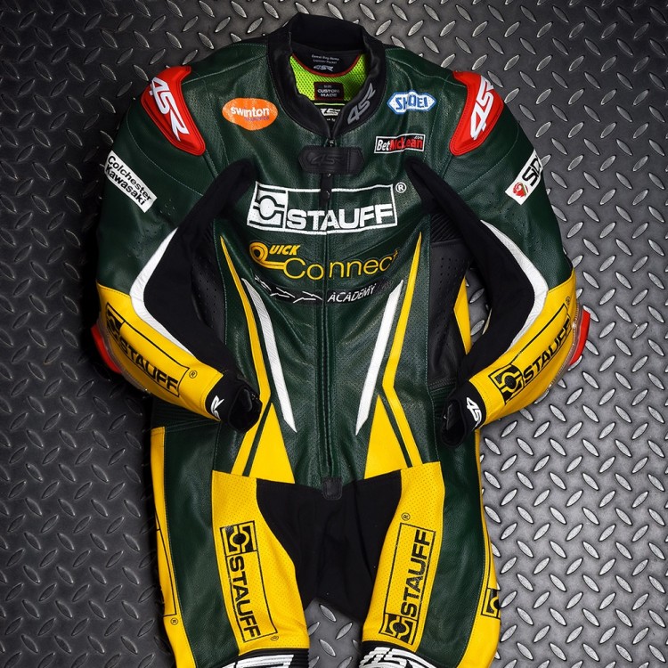 Custom leather suit - Alastair Seeley BSB 2018