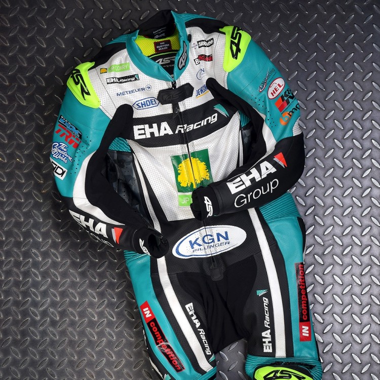 Custom leather suit - Alastair Seeley North West 200 2018