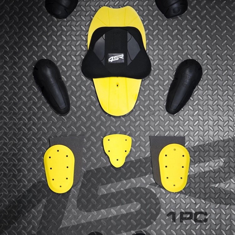 4SR Racing Neon AR Airbag Ready performance leather suit 13