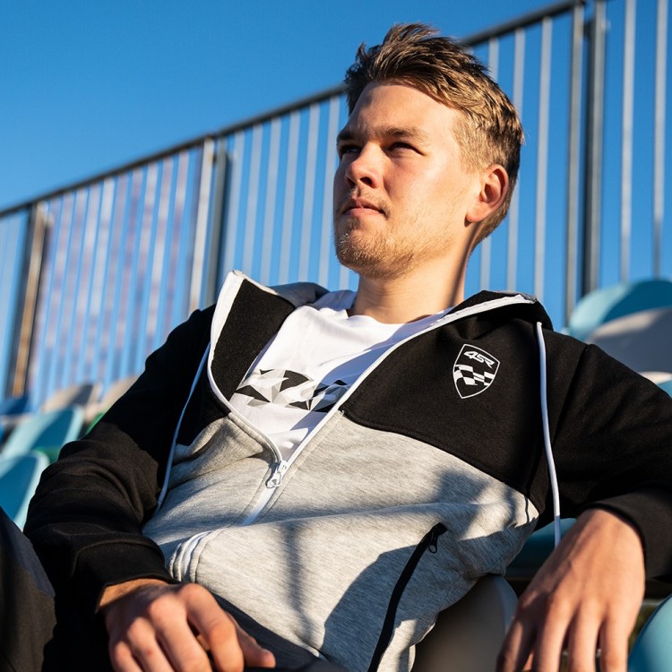 4SR men's zip hoodie Shield