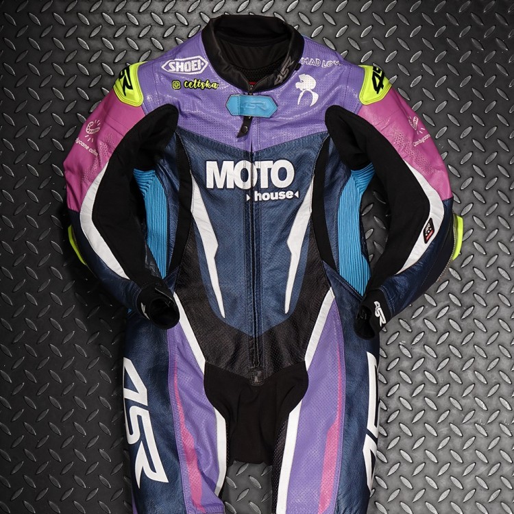 Custom leather suit
