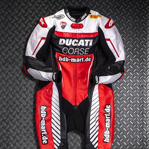 Custom leather suit