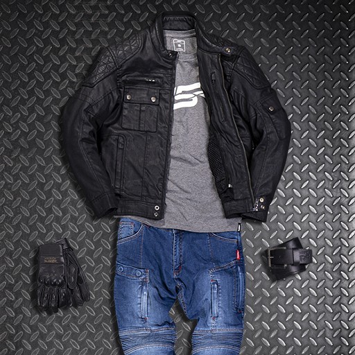 4SR Retro Motorcycle Jacket Urban Cafe