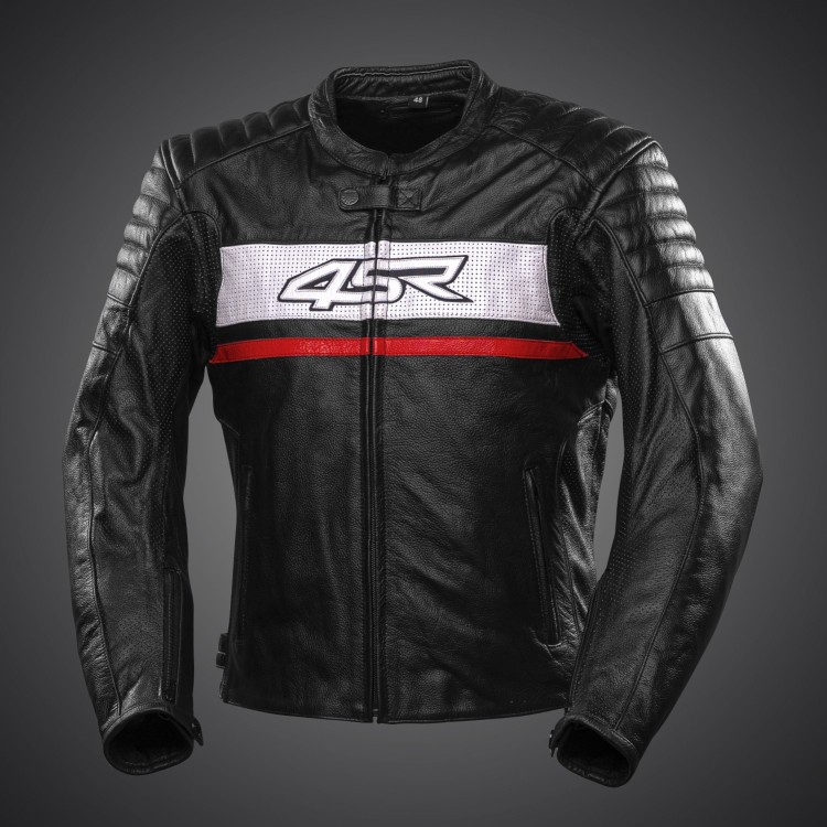 4SR leather jacket Roadster III – Red 1