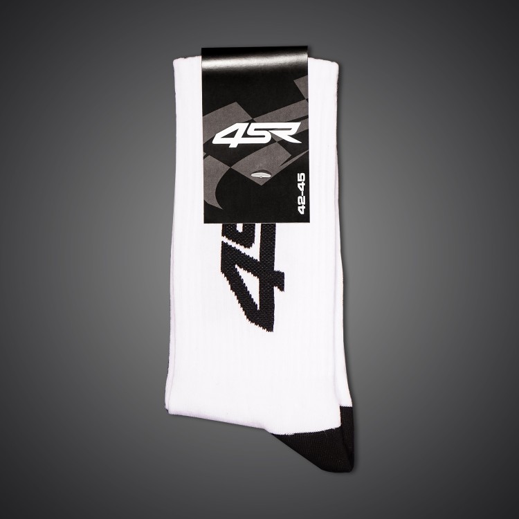 Socks We Are Racers White