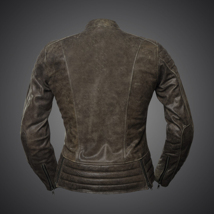 4SR ladies motorcycle jacket  Cool Lady Retro - back