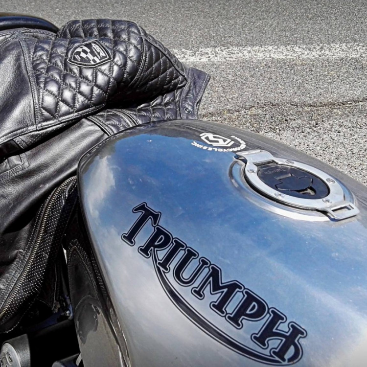 4SR luxusní pánská bunda Scrambler Petroleum & Rocket Garage Magazine