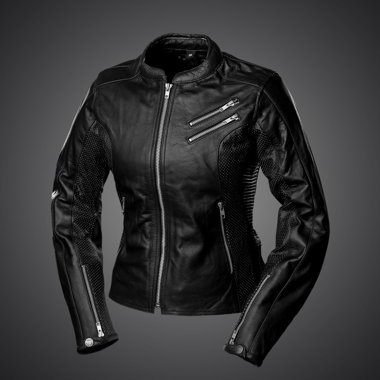 4SR women's biker jacket Angel Wings
