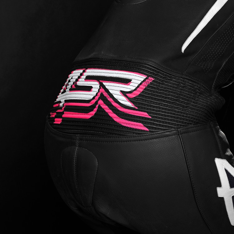 4SR one-piece women's leather suit Racing Lady Pink 020 5
