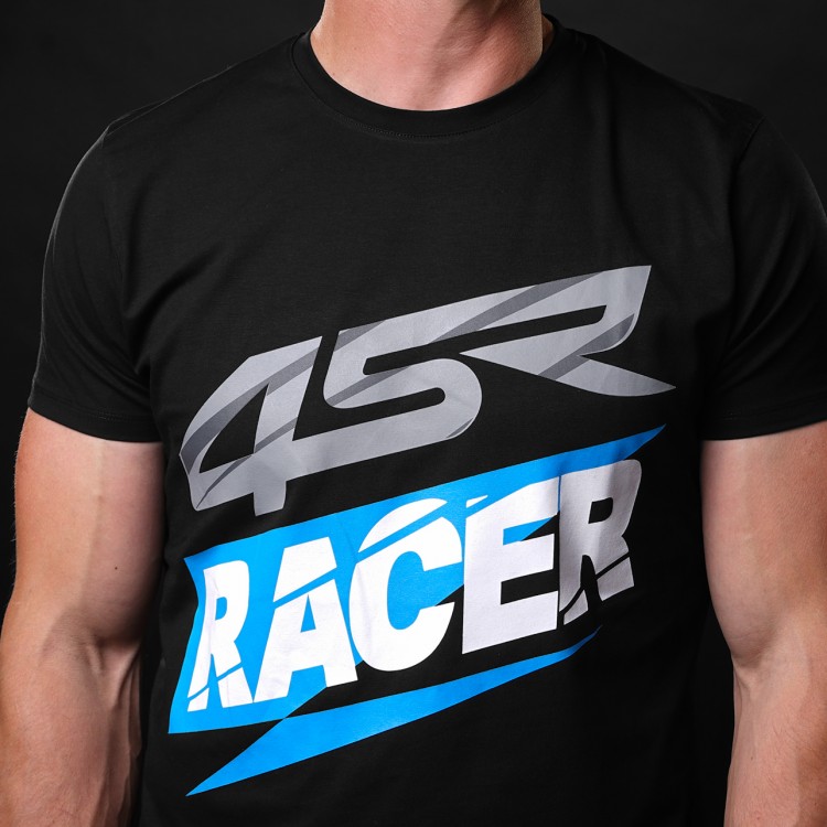 T-Shirt Racer Black by 4SR