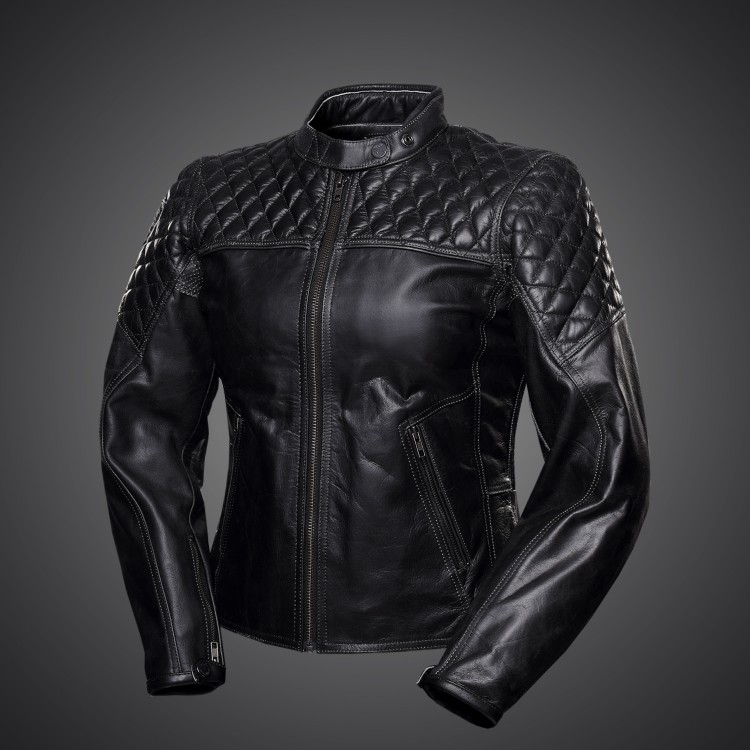 4SR women's biker jacket Scrambler Lady Petroleum