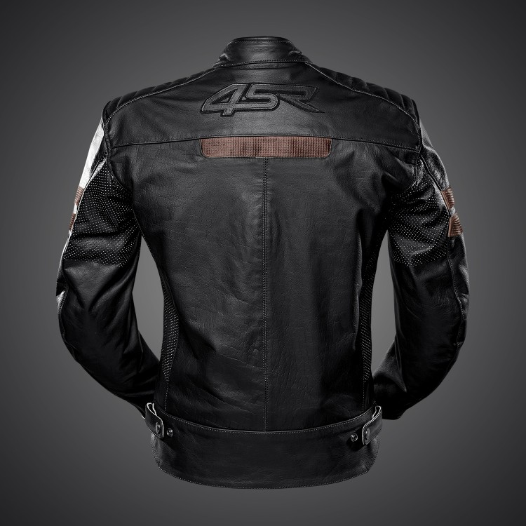 4SR motorcycle leather jacket Cool Evo Brown