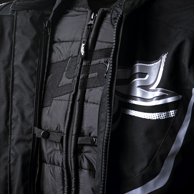 4SR RTX Black Textile Motorcycle Jacket