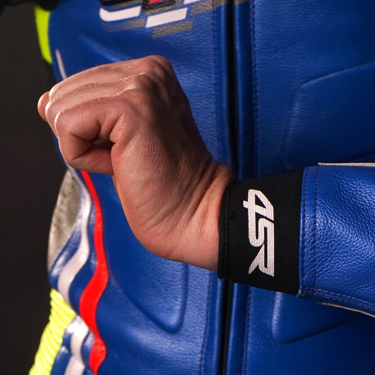 4SR motorcycle two-piece leather suit RR Evo III Cobalt Blue 5