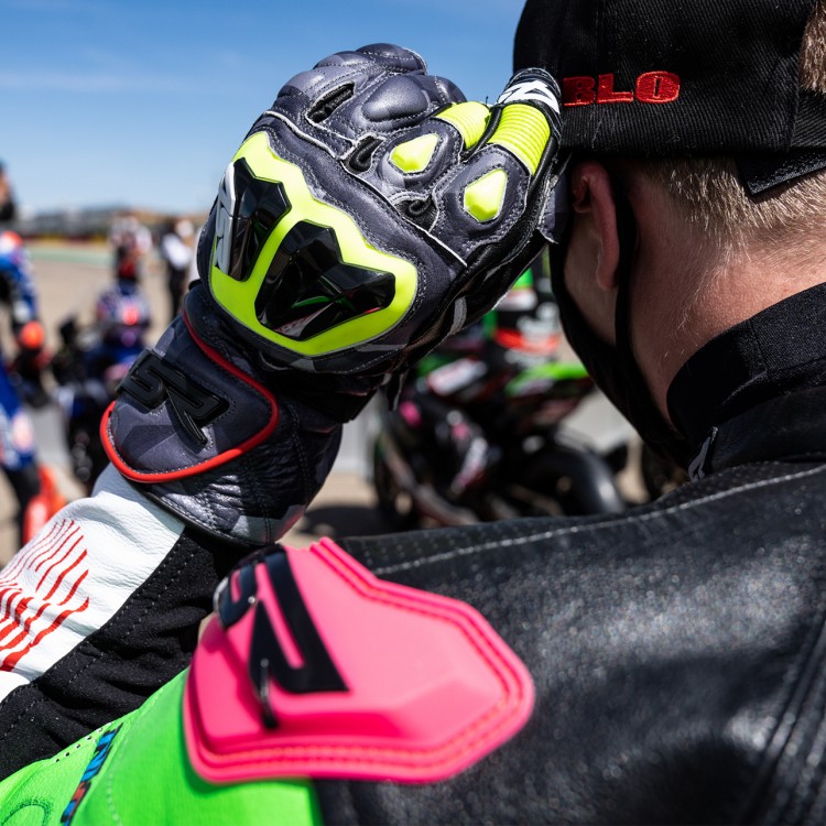 4SR Racing Motorcycle Gloves Stingray Race Spec Camo