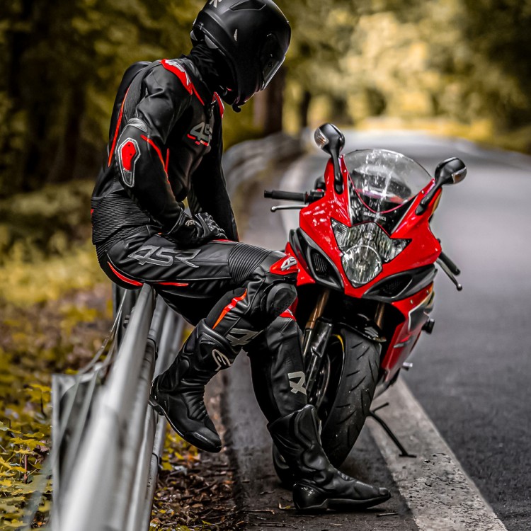 4SR two-piece motorcycle suit RR Evo III Diablo AR Airbag Ready 15