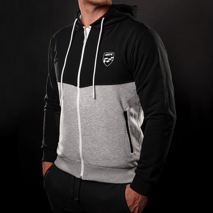4SR men's zip hoodie Shield