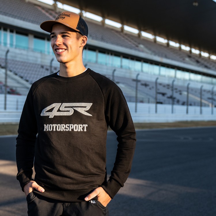 4SR men's sweatshirt Motorsport Black & Oliver König WSSP300