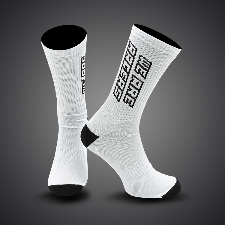 4SR Socks We Are Racers White