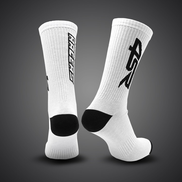 4SR Socks We Are Racers White
