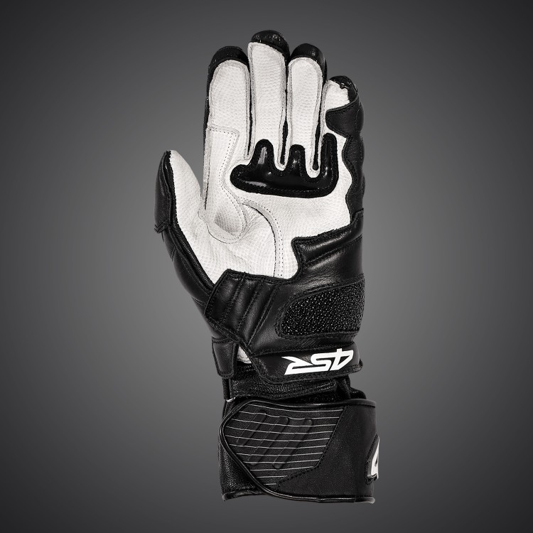 4SR Motorcycle racing gloves Stingray Race Spec Grey by 4SR